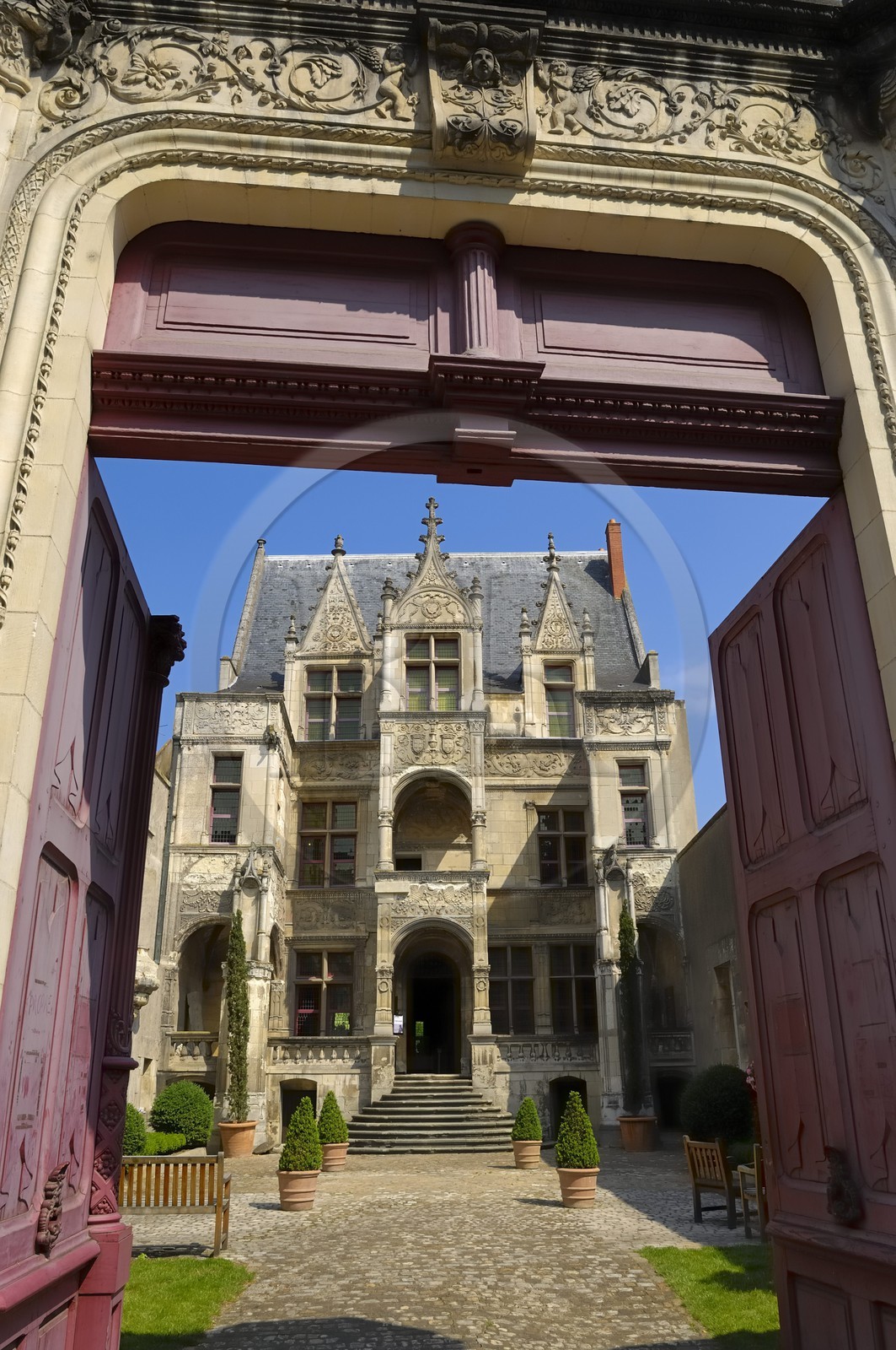 France, Indre et Loire (37), Tours, l'hôtel Gouin du XVeme siècle