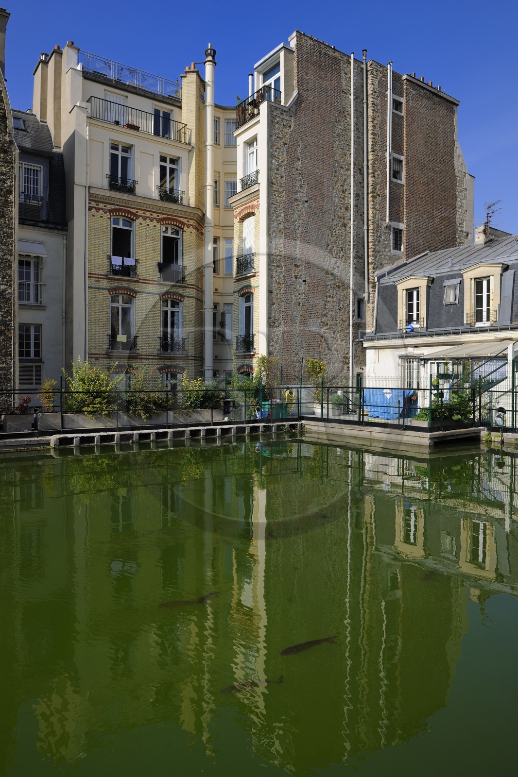 France, Paris (75), réservoir d'eau non potable de Passy ou de Copernic
