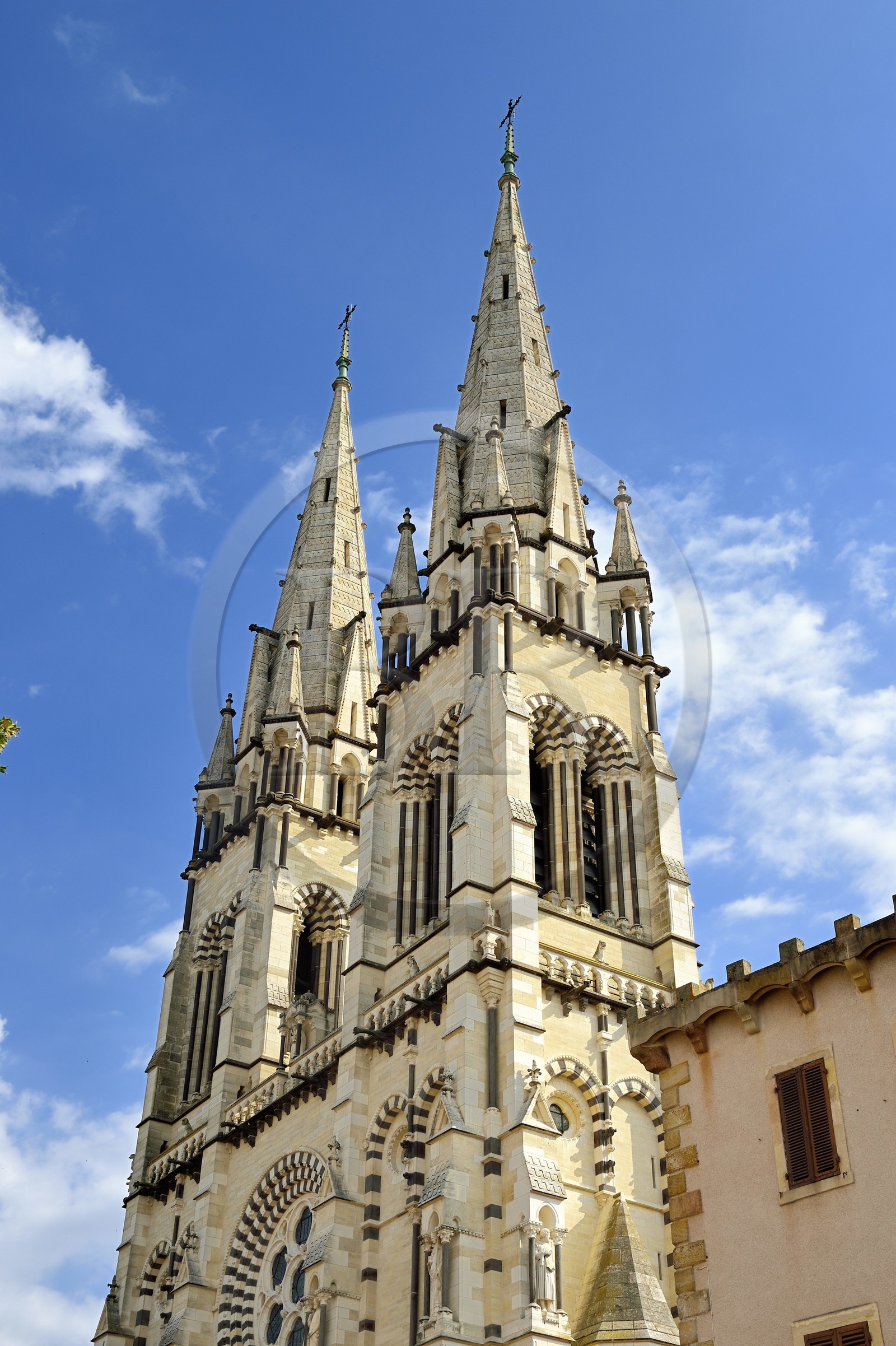 France, Allier (03), ancienne province du Bourbonnais, Moulins, cathédrale Notre-Dame-de-l'Annonciation