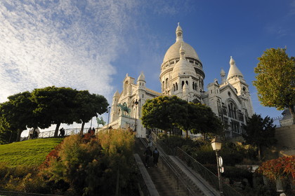 France, Paris (75), le Sacré Coeur sur la Butte Montmartre