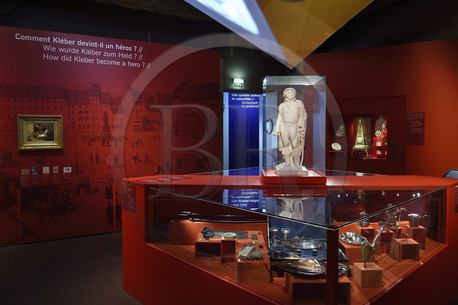 France, Bas-Rhin (67), Strasbourg, Musée historique de la ville de Strasbourg, salle consacrée au général Kléber