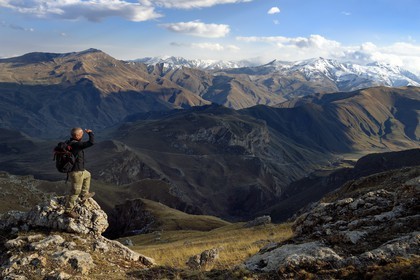 Azerbaïdjan, région de Quba (Guba), chaine de montagne du Grand Caucase, randonnée entre le village de Qalaxudat et de Giriz