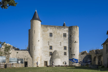 France, Vendée (85), Ile de Noirmoutier, Noirmoutier-en-l'Ile, le chateau médiéval