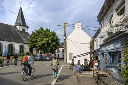 France, Morbihan (56), Ile de Groix, Le Bourg, église Saint-Tudy