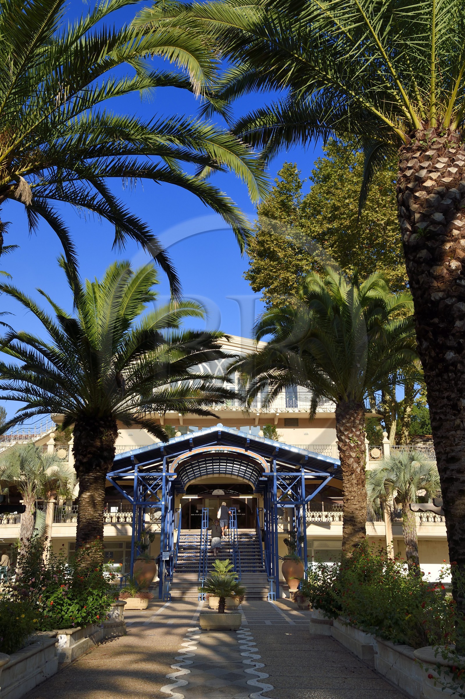 France, Pyrénées-Atlantiques (64), Pays-Basque, Cambo-les-Bains, l'établissement thermal