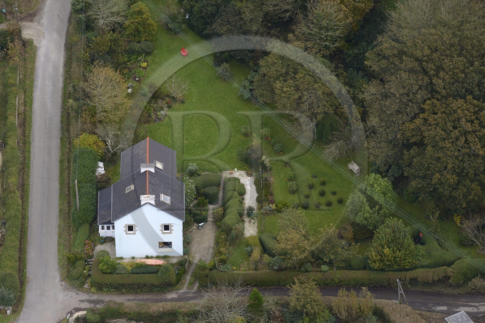 France, Finistère (29), Prat-Ar-Coum (vue aérienne)
