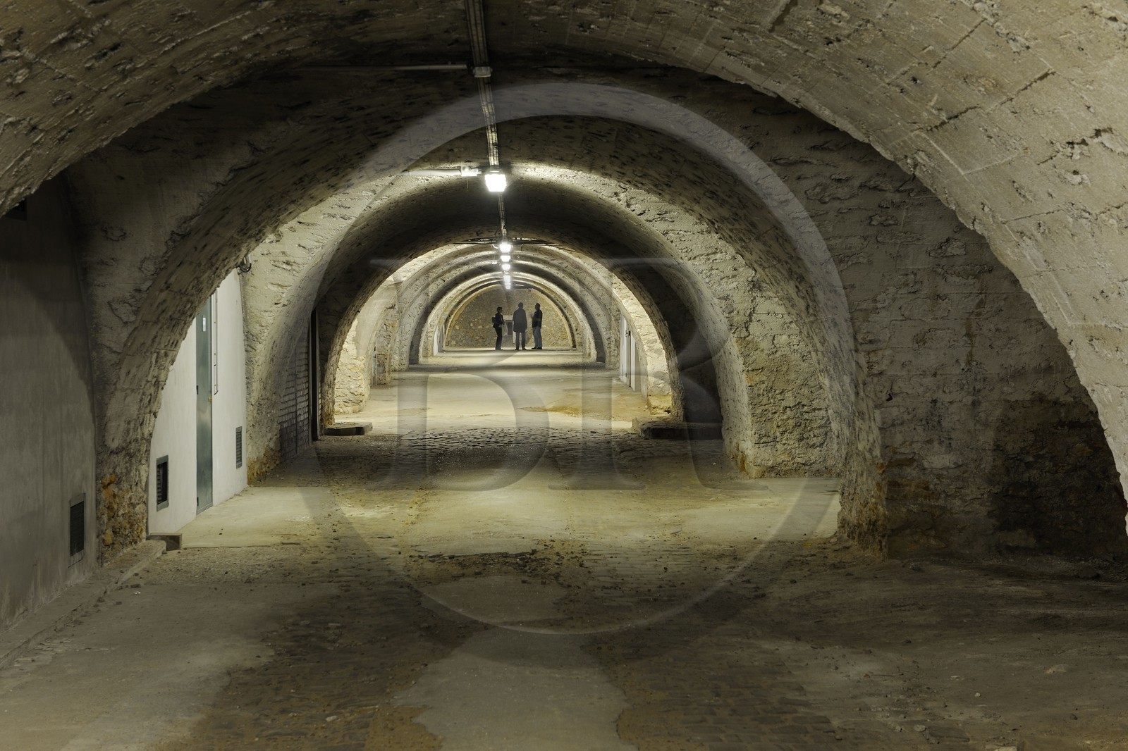 France, Paris (75), sous-terrains du réservoir d'eau non potable de Passy ou de Copernic
