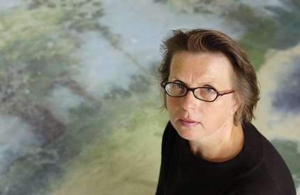 France, l'artiste peintre Malgorzata Paczko