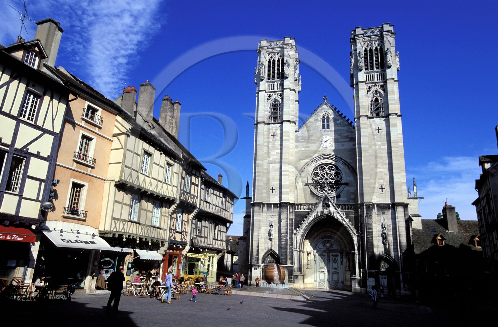 France, Saône-et-Loire (71), Chalon-sur-Saône, la cathédrale Saint-Vincent