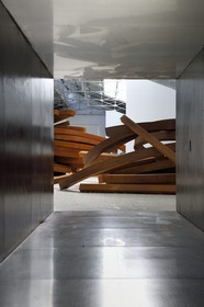 France, Var (83), Le Muy, Fondation Bernar Venet, l'ancienne usine