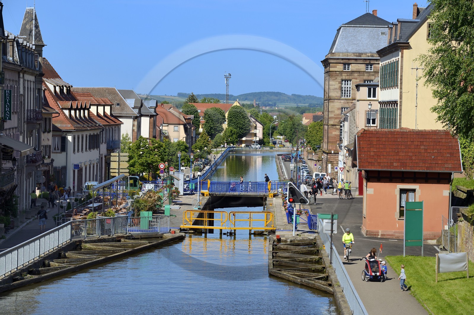 France, Bas Rhin (67), Saverne, canal de la Marne au Rhin