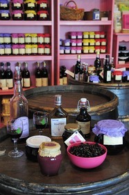 France, Côte d'Or (21), Concoeur, Ferme Fruitrouge, Isabelle et Sylvain Olivier produisent tous les produits à base de fruits rouges qu'ils récoltent