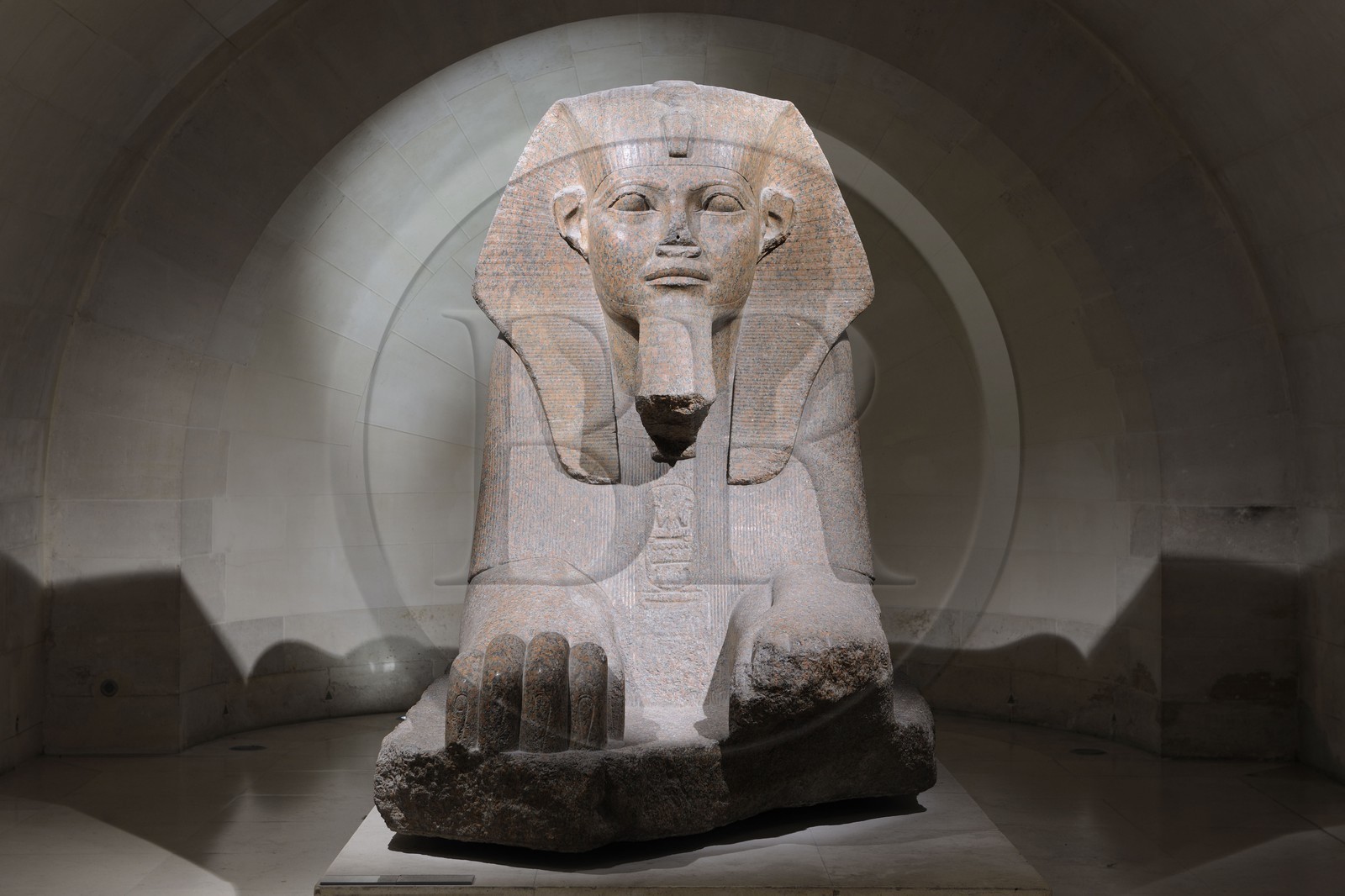 France, Paris (75), Le Louvre, le Sphinx trouvé à Tanis