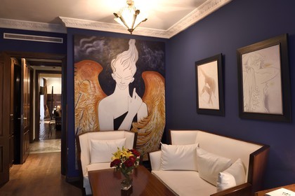 Maroc, Casablanca, Hotel et Spa Le Doge Relais et Chateaux, la suite Jean Cocteau