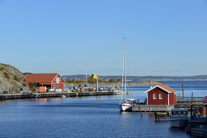 Suède, Västra Götaland, Iles Koster, le detroit de Koster