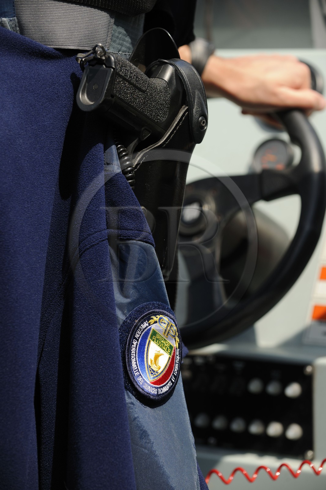 France, Paris (75), la brigade fluviale de la préfecture de Police en patrouille sur la Seine