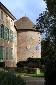 France, Vosges (88), Epinal, la Tour du Chapitre dans l'ancienne muraille