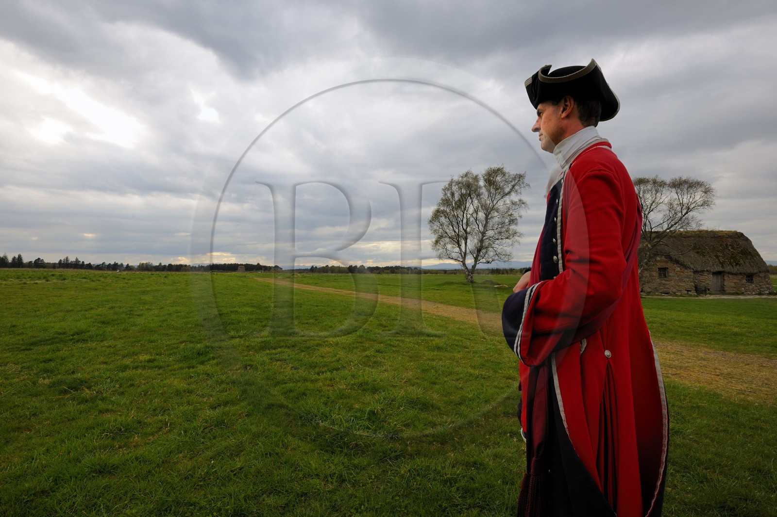Royaume-Uni, Ecosse, région des Highlands, Inverness, champ de bataille de Culloden et soldat anglais