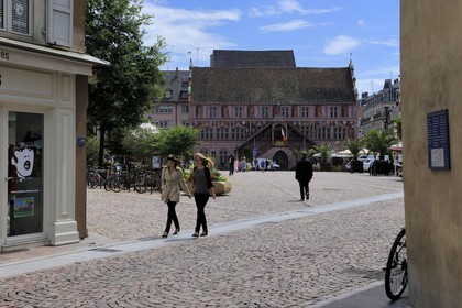 France, Haut-Rhin (68), Mulhouse, l'Hôtel de Ville place de la Reunion