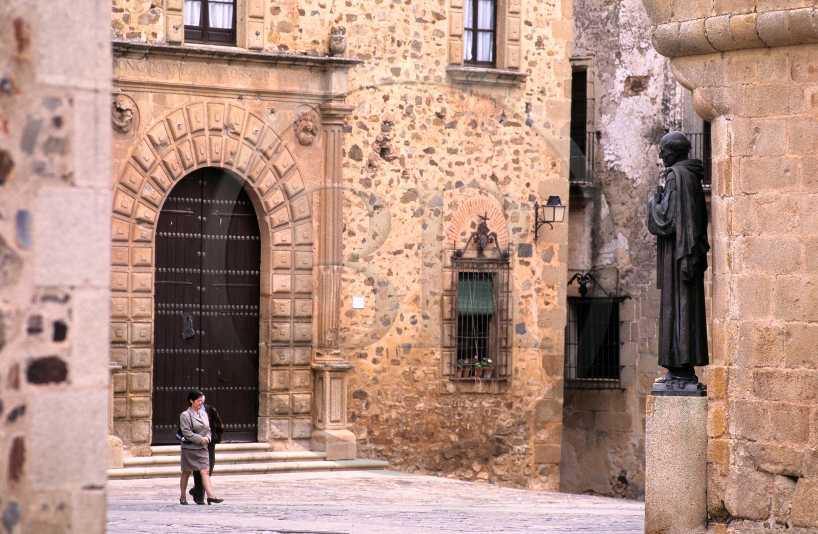 Espagne, Estrémadure, Caceres, Plaza de St Maria dans la vieille ville