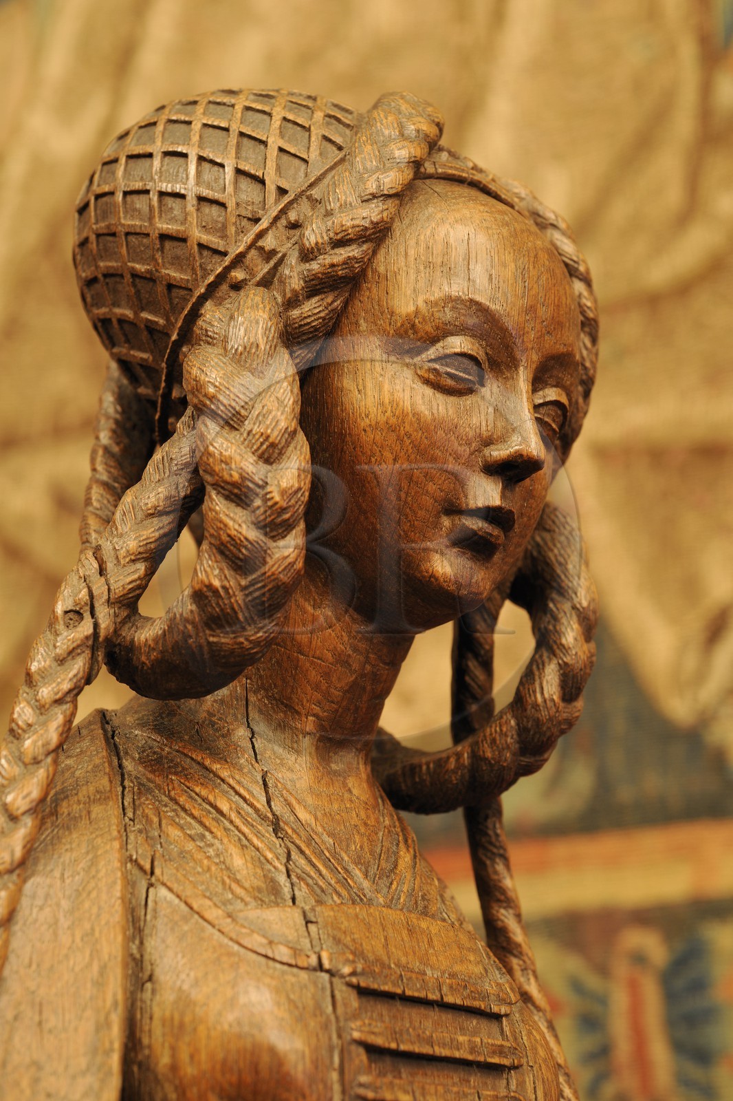 France, Paris (75), musée du Moyen-Age, ancien hôtel de Cluny, portrait de Sainte-Marie-Madeleine vers 1500