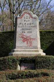 France, Meuse (55), région de Verdun, Fleury-devant-Douaumont, le village fut entièrement détruit en 1916 pendant la bataille de Verdun et ne fut pas reconstruit