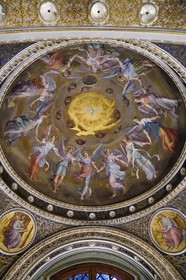 Italie, Toscane, Florence, centre historique classé Patrimoine Mondial de l'UNESCO, Palazzo Della Gherardesca, palace 5 étoiles Four Seasons Hotel Firenze, la chapelle du Cardinal