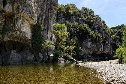 France, Ardèche (07), Gorges de l'Ardèche, Labeaume, gorges de la rivière La Beaume