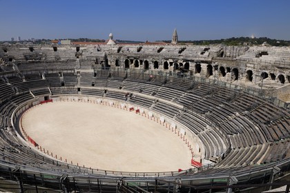 France, Gard (30), Nimes, les arènes