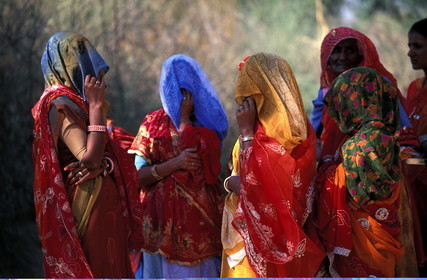 Inde, état du Rajasthan, Groupe de femmes