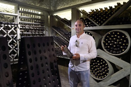 Géorgie, Kakheti, Telavi, domaine viticole Shumi