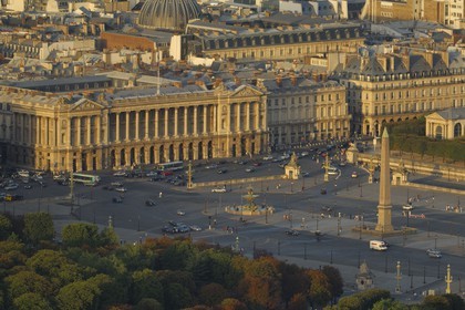 France, Paris (75), la place de la Concorde