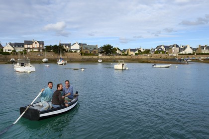France, Côtes-d'Armor (22), Côte de Granit Rose, Perros-Guirec, port de Ploumanac'h