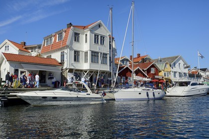 Suède, Västra Götaland, port de Smögen