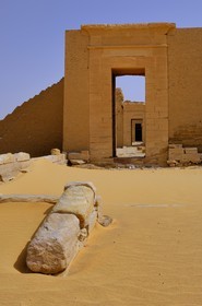 Egypte, désert libyque, El-Dush au sud de l'oasis de Kharga, le fort romain