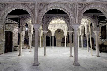 Espagne, Andalousie, Séville, Casa Palacio de Guardiola à la Puerta de Jerez