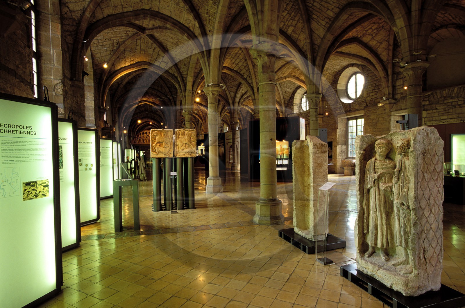 France, Côte-d'Or (21), Dijon, musée archéologique (ancienne abbaye bénédictine Saint-Bénigne)