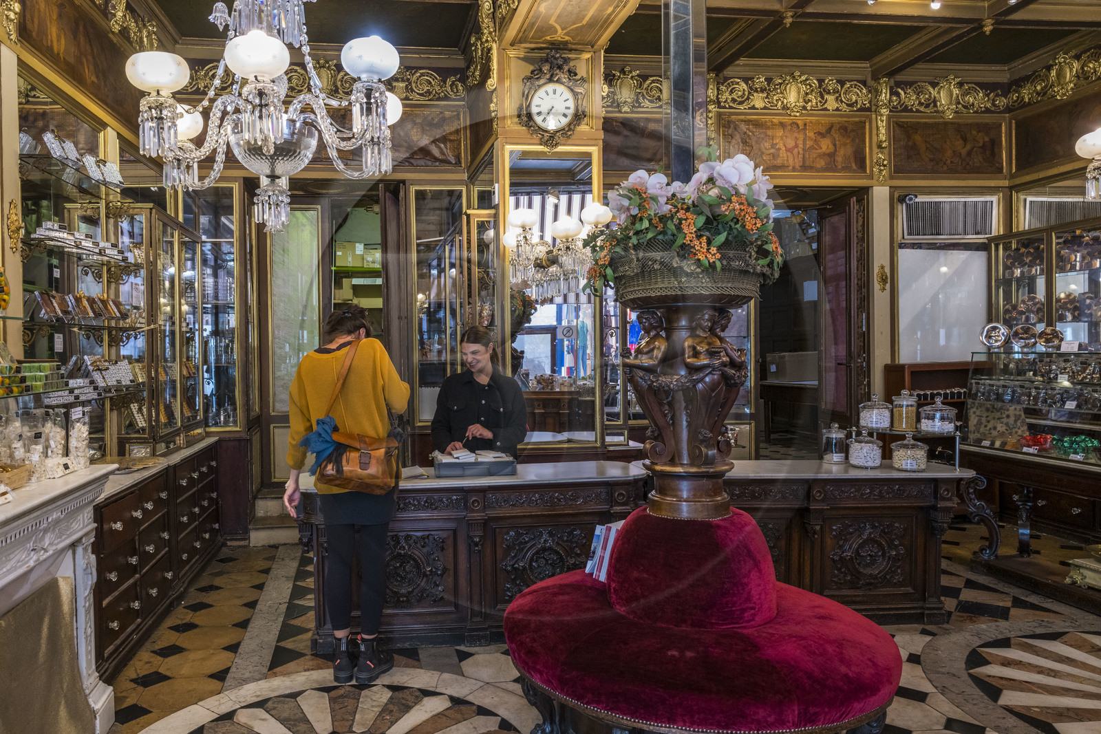 France, Loire-Atlantique (44), Nantes, quartier de Graslin, magasin Debotté Gautier datant de 1850 et spécialisée dans les bonbons et les chocolats