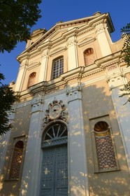 France, Haute-Corse (2B), Castagniccia, Piedicroce, l’église Saint-Pierre-et-Saint-Paul