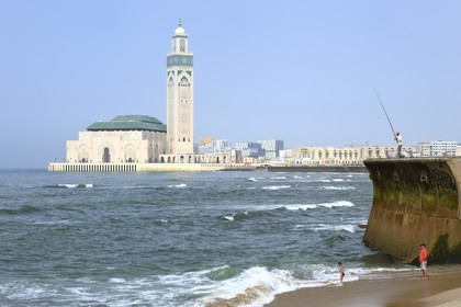 Maroc, Casablanca, Grande Mosquée Hassan II