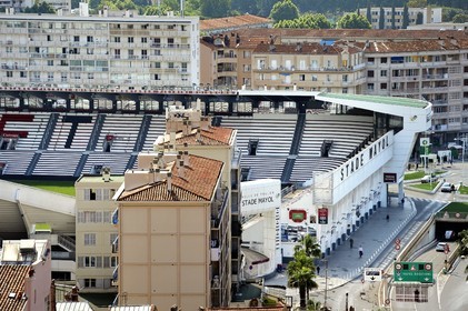 France, Var (83), Toulon, le Stade Mayol situé en plein cœur de la ville