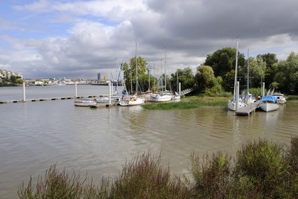 France, Loire-Atlantique (44), Nantes, la Loire à Trentemoult