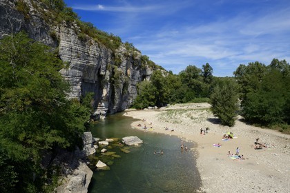 France, Ardèche (07), Gorges de l'Ardèche, Labeaume, gorges de la rivière La Beaume