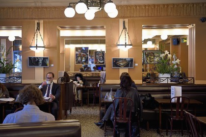 France, Paris (75), la Brasserie Le Sélect boulevard Montparnasse