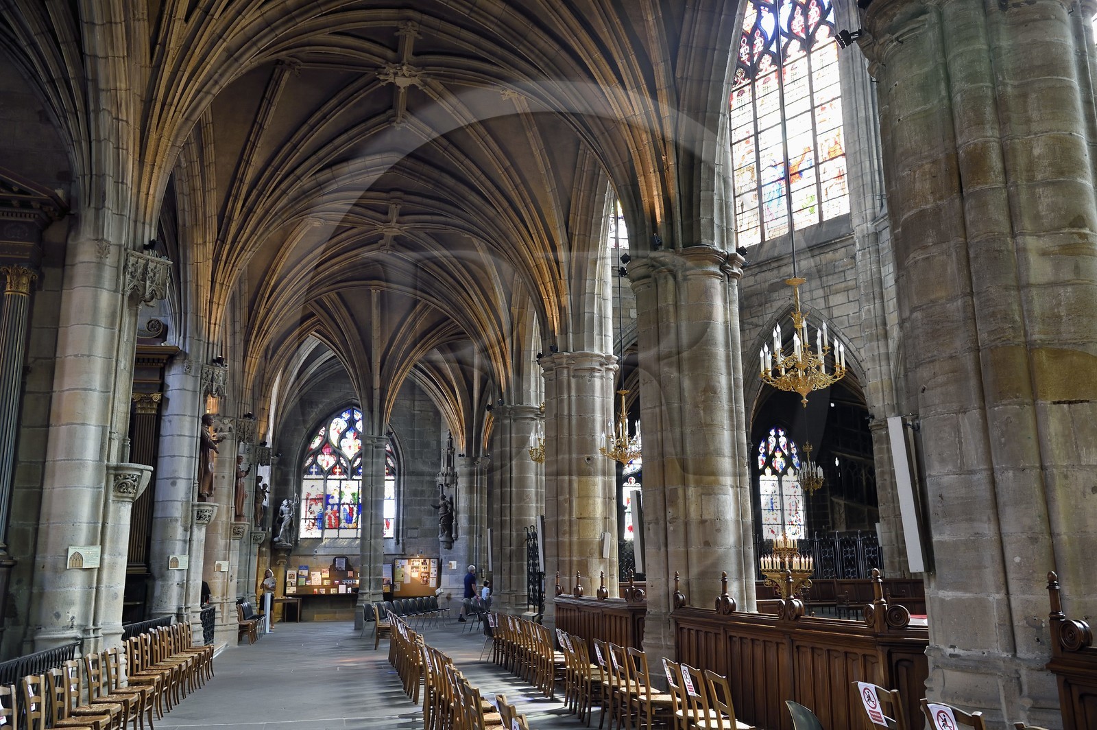 France, Allier (03), ancienne province du Bourbonnais, Moulins, cathédrale Notre-Dame-de-l'Annonciation