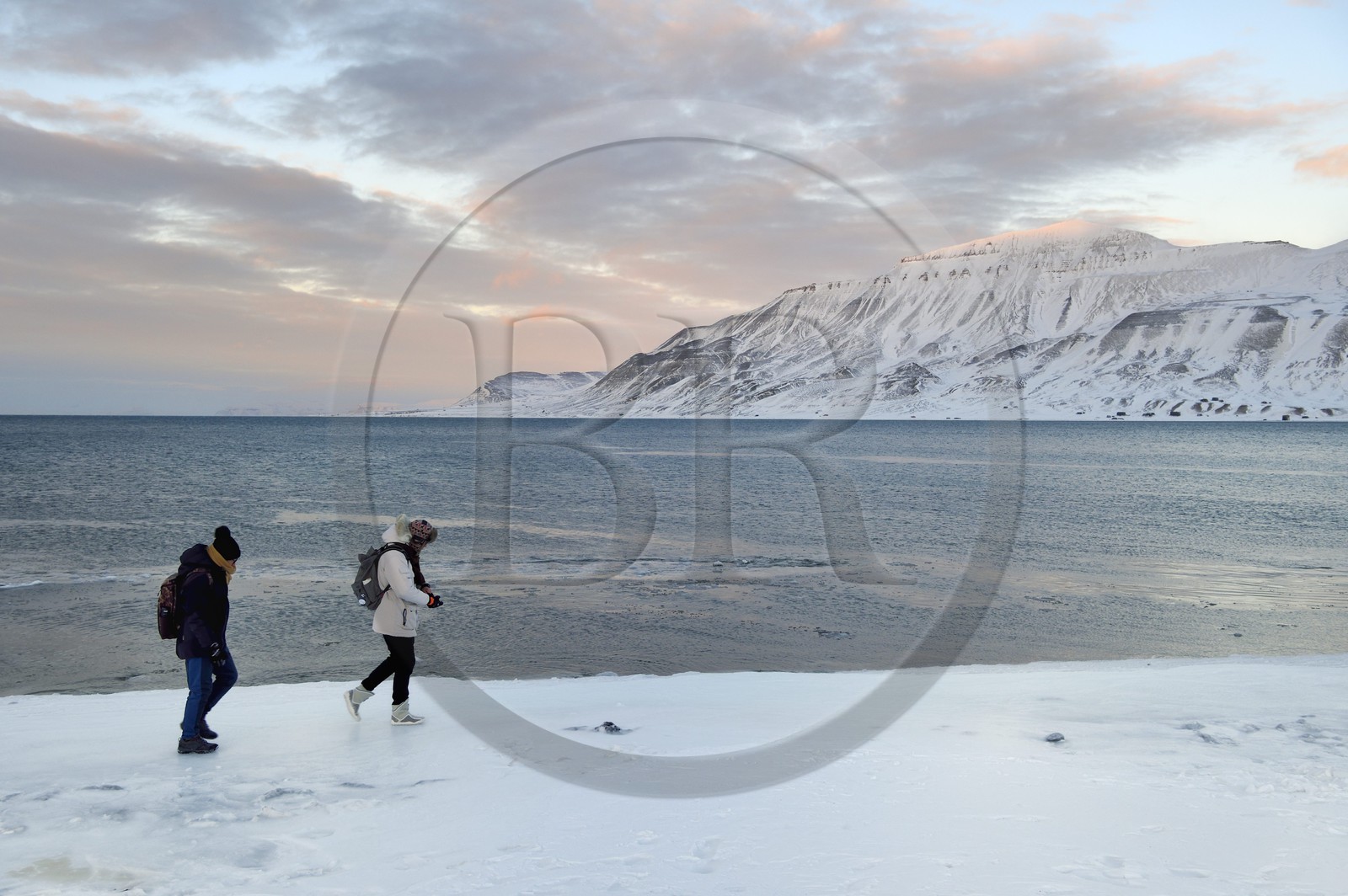 Norvège, Svalbard, Spitzberg, fjord de Longyearbyen