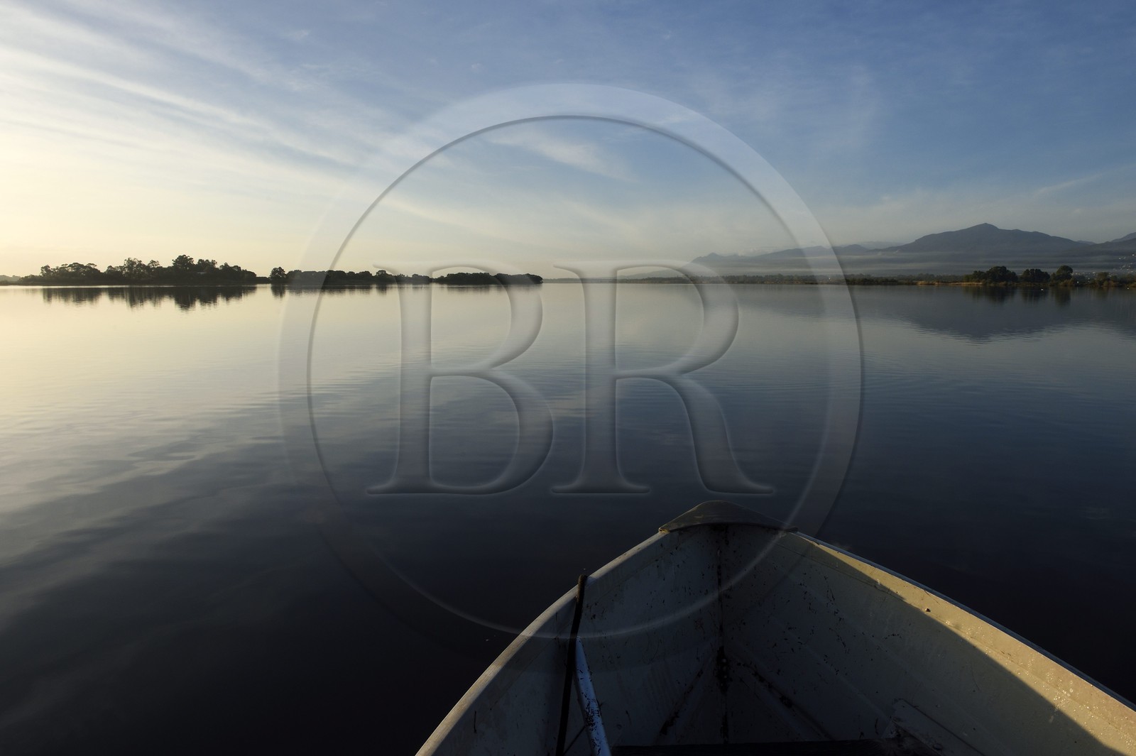 France, Haute-Corse (2B), l'étang de Biguglia (stagnu di Chjurlinu), réserve naturelle de Corse (RNC)
