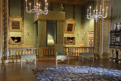 France, Seine-et-Marne (77), Maincy, le château de Vaux-le-Vicomte, la Chambre du Roi