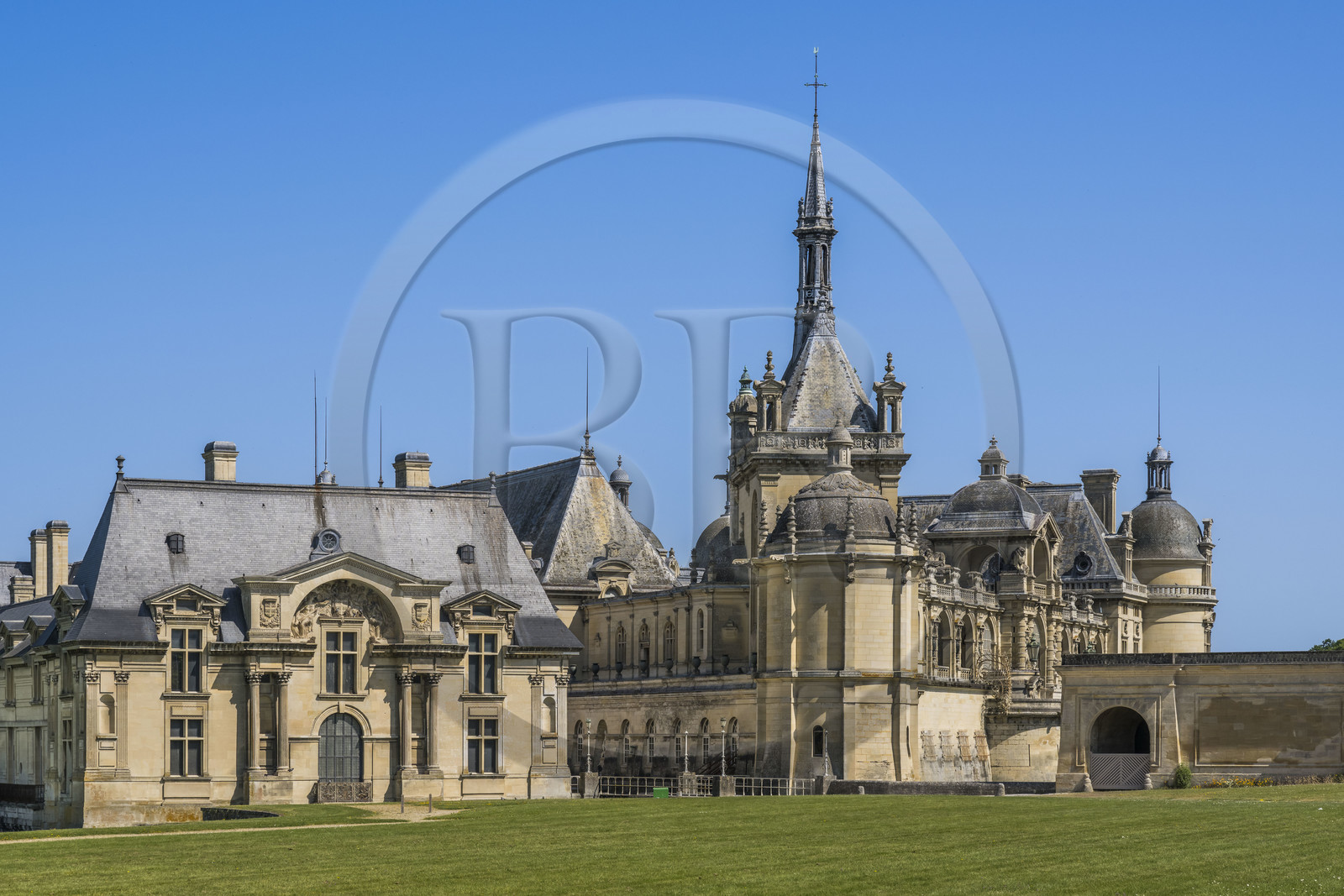 France, Oise (60), Chantilly, le chateau de Chantilly et musée Condé