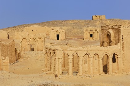 Egypte, Haute Egypte, désert libyque, oasis de Kharga, nécropole copte de Bagawat du IIe au VIIe siècle après JC